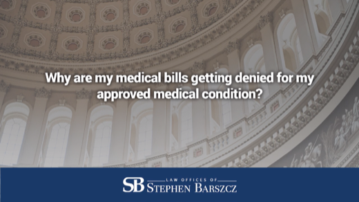 Why are my medical bills getting denied for my approved medical condition?