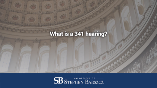 What is a 341 hearing?